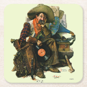 Dromen van Long Ago Vierkante Kartonnen Onderzetter