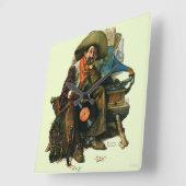 Dromen van Long Ago Vierkante Klok (Hoek)