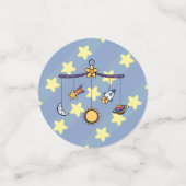 Dromen van mobiele ruimte confetti (Kleine voorkant)