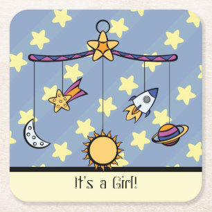 Dromen van Onderzetters voor mobiel Baby shower in