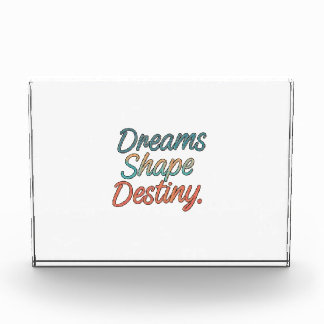 Dromen vormen het lot fotoblokken