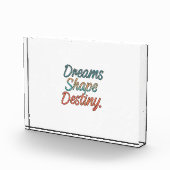 Dromen vormen het lot fotoblokken (Rechts)