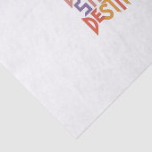 Dromen vormen het lot tissuepapier (Detail)