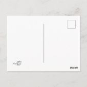 dromend meisje briefkaart (Achterkant)