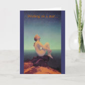 "… dromend van u" de kaart van Maxfield Parrish (Voorkant)