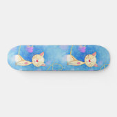 Dromende Kat Skateboard (Horizontaal)