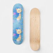 Dromende Kat Skateboard (Voorkant)