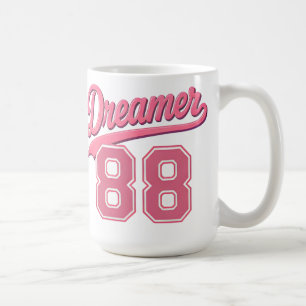 Dromer 88 Stijlvol Script Ontwerp Koffiemok