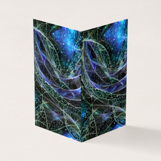 Dromer Game Illusie van Landschap Matrix Licht/Da Visitekaartjes (Buitenkant)