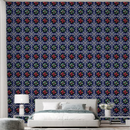 Dromerig 3D naadloos vakantiepatroon met hoge reso Behang