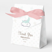 Dromerig Beer op het Cloud Baby shower Dank je Bedankdoosjes (Voorkant Zijde)