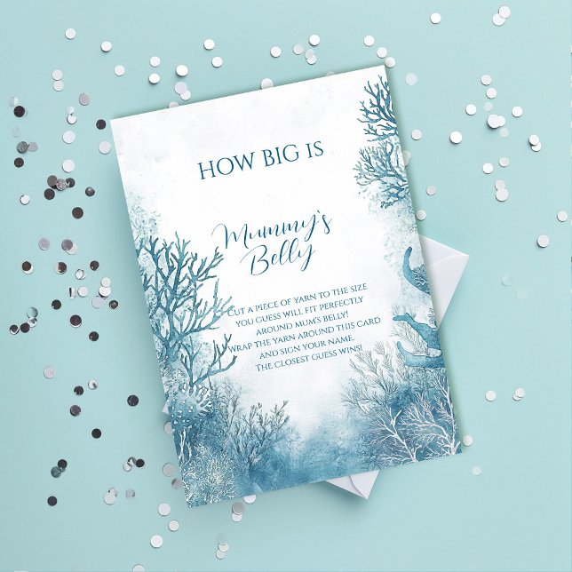 Dromerig blauw Onder het Zee hoe groot buik (Creator heeft geüpload)