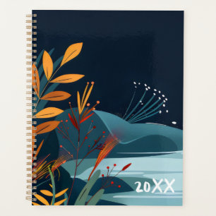 Dromerig bloemenlandschap planner