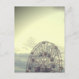 Dromerig Carnaval Ferris Wheel Briefkaart