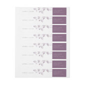 Dromerig gebladerte wikkel rond het etiket (Vel)