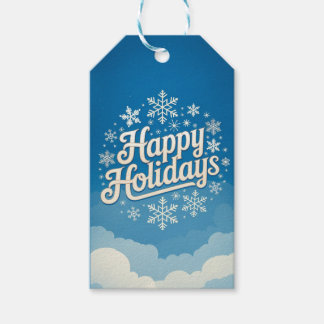 dromerig kerstfeest cadeaulabel