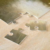 dromerig klein meisje in het zomerveld legpuzzel (Zijkant)