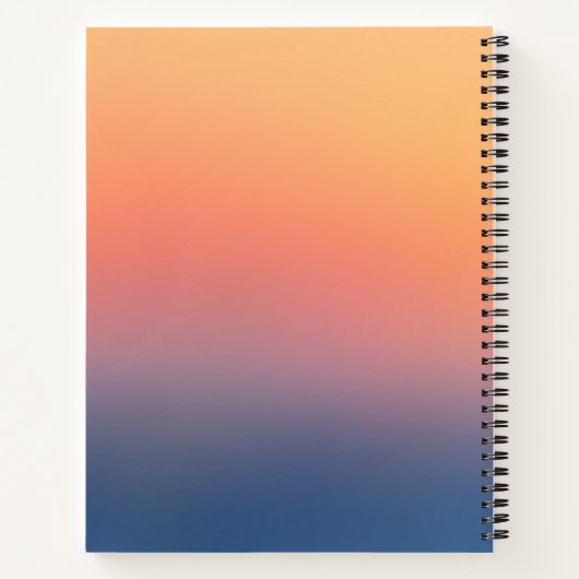 Dromerig meisje met vlinders - kleurrijk Notitiebo Notitieboek (Achterkant)