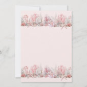 Dromerig onder het Zee Baby shower Bedankkaart (Achterkant)