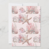 Dromerig onder het Zee Baby shower Kaart (Achterkant)