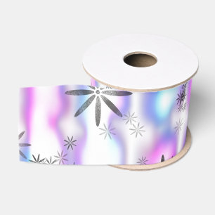 Dromerig Starburst Golven Patroon Grosgrain Lint
