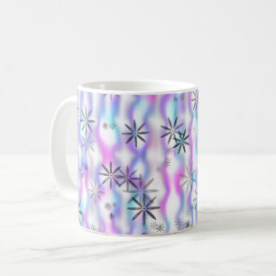 Dromerig Starburst Golven Patroon Koffiemok