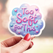 Dromerig te zacht hiervoor sticker