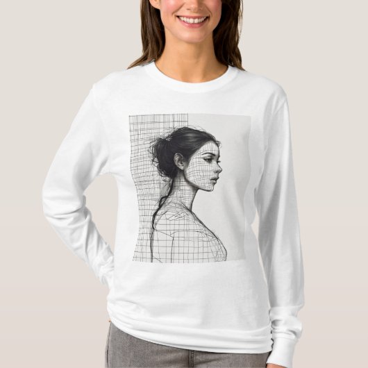 Dromerige aquarel T-shirts (Voorkant)