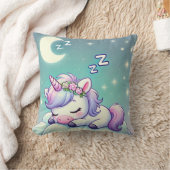 Dromerige Baby Eenhoorn - Decoratief Kussen (Deken)