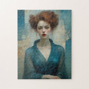 Dromerige Blauwe Jurk Legpuzzel