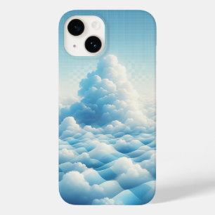 Dromerige Blauwe Wolken Phonehoesje - Surrealistis Case-Mate iPhone 14 Hoesje
