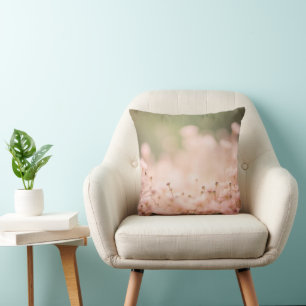 Dromerige Blush Wilde Bloem Accentkussen Kussen