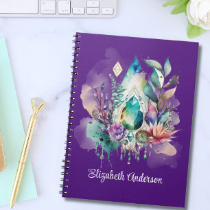 Dromerige Boho kristallen Magische Dreamcatcher Notitieboek