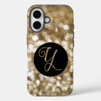 Dromerige Bokeh Gouden Glitter Letter Y Monogram Z