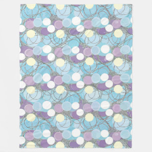 Dromerige Bubbelwolken Werpen Dekbed Fleece Deken