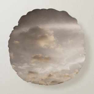 Dromerige Caribische Wolken 5 Rond Kussen