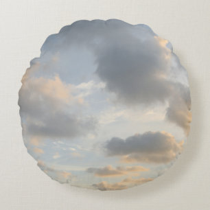 Dromerige Caribische Wolken 9 Rond Kussen