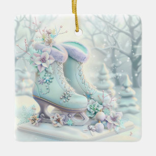 Dromerige Christmas Ice Schaatsen Ornament