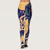 Dromerige citroenen leggings (Achterkant)
