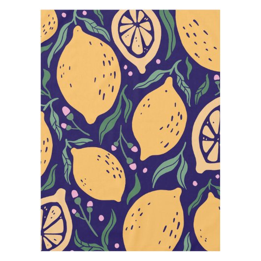 Dromerige citroenen tafelkleed (Voorkant)