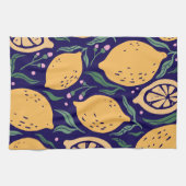 Dromerige citroenen theedoek (Horizontaal)