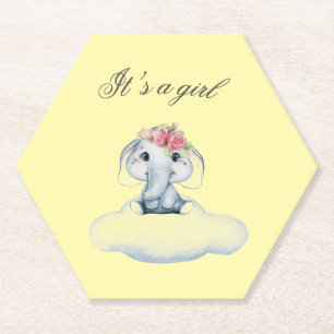 Dromerige dagen met Rosie de olifant. Kartonnen Onderzetters