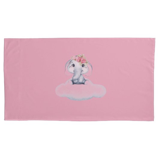 Dromerige dagen met Rosie de olifant. Kussensloop (Voorkant)