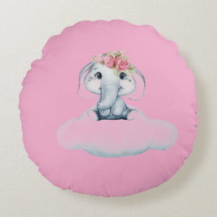 Dromerige dagen met Rosie de olifant Rond Kussen