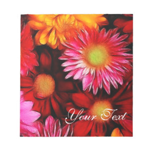 Dromerige Daisies Floral Notitieblok