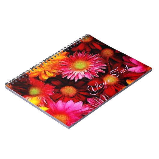 Dromerige Daisies Floral Notitieboek (Linkerzijde)