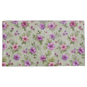 Dromerige Floral Kussensloop Set – Gezellig & Eleg (Voorkant-Rechts)