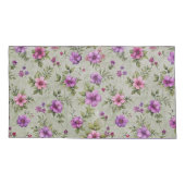 Dromerige Floral Kussensloop Set – Gezellig & Eleg (Achterkant-Links)