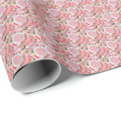 Dromerige Floral Sky Rings Cadeaupapier (Rol Hoek)