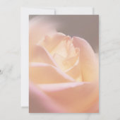 Dromerige gele roos bloem bruiloft save the date (Achterkant)